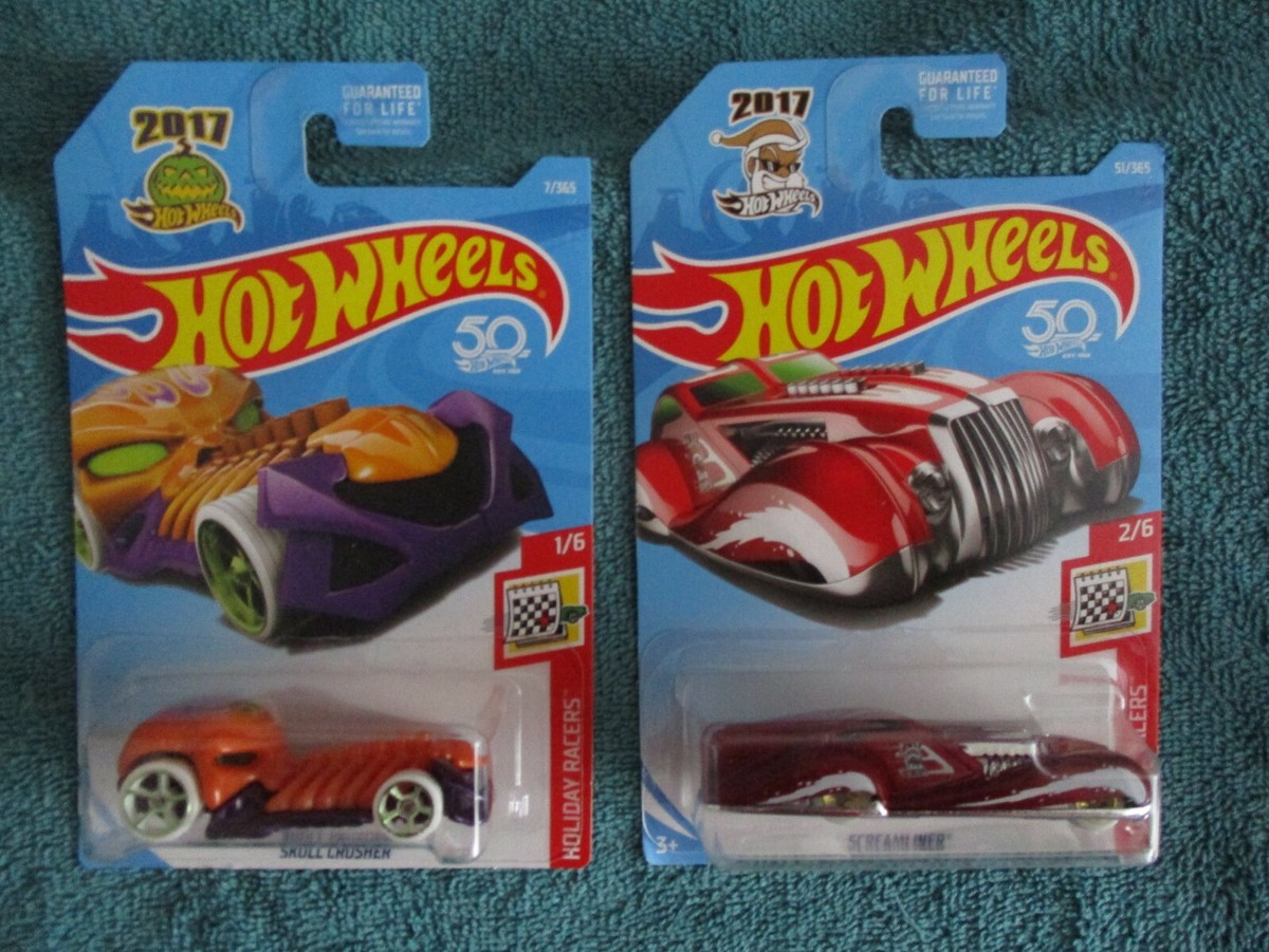 Hot Wheels 2017/18 Holiday Racers 6 Car Set 50th Anniversity | eBay