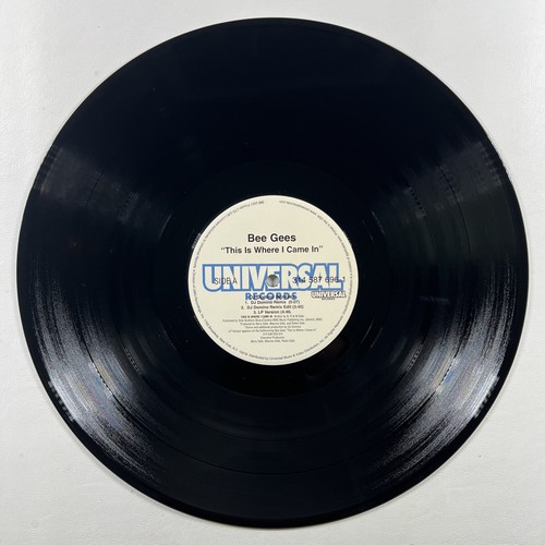 Bee Gees “This Is Where I Came In (DJ Domino Remixes)” Single 12”/Universal (EX) - Picture 5 of 5