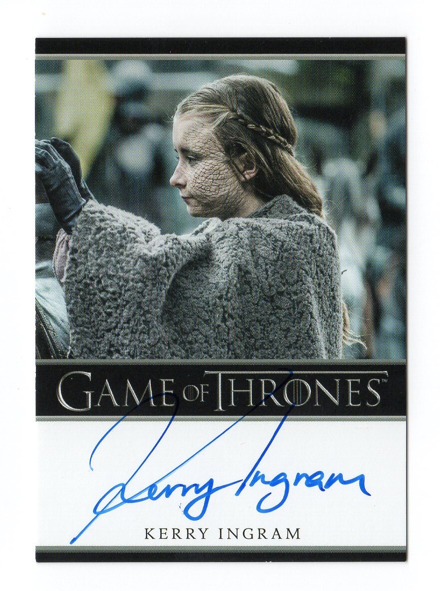 Game of Thrones Legends of the Realm Autograph Kerry Ingram as