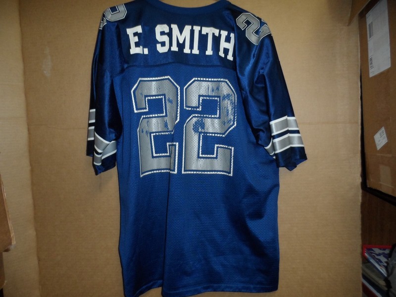 DALLAS COWBOYS FOOTBALL JERSEY - 22 - EMMITT SMITH - LARGE