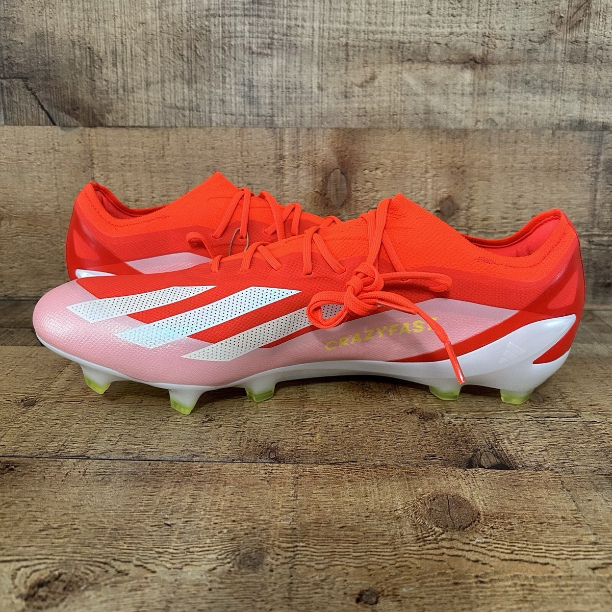 アディダス X CRAZYFAST.1.SG SG Soft Ground Soccer Cleats - White, Orange, Black | High