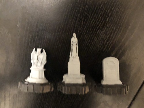 Heroscape Terrain Custom Graveyard Tombstones (x3) Gravestone Headstone - Picture 4 of 5