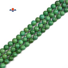 Green Turquoise Smooth Round Beads Size 3mm 6mm 8mm 10mm 12mm 15.5" Strand