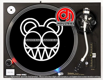 DJ INDUSTRIES Radiohead 5 - 7"-12" DJ slipmat for LP turntable record