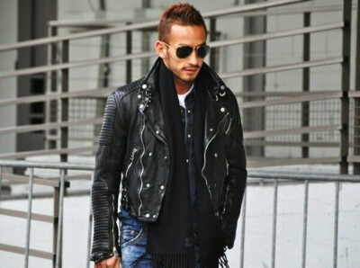 Burberry バイカースタイルのジャケット BURBERRY Leather Jacket XL Mens Black Biker Runway Brit