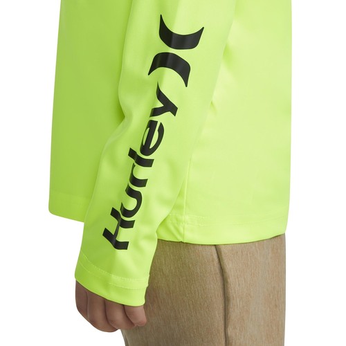 Hurley Boys Long Sleeve Rash Guard Shirt Volt XL - Picture 6 of 7