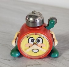 Wind Up Tomy Red Alarm Clock Non Working Condition NW1