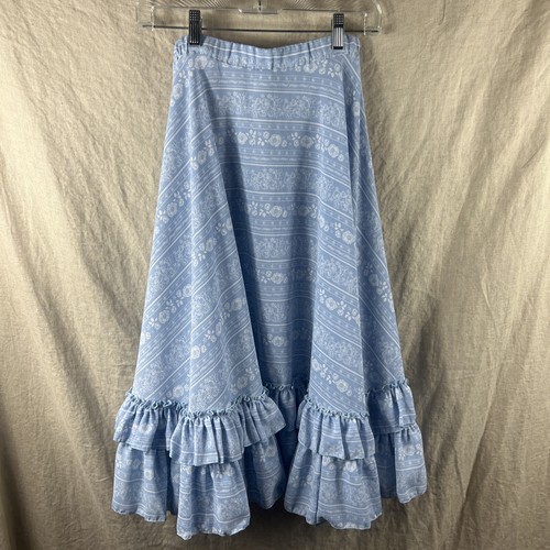 Mia Belle Girls Youth Girls Blue Floral 2Piece Skirt and Tank Top Set Sz 10Y/12Y - Picture 16 of 21