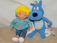 Doug Approx 9" Patti  PorkChop Bean Bag Plush Set Disney Store Exclusive