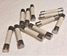 Fuses 15 Piece lots of MDA6 Amp 250V 3AG Ceramic Fuses BUSS