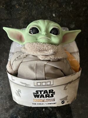Star Wars Mandalorian The Child 11" Plush Baby Yoda Doll | Mattel GWD85 ...