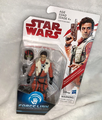 Neu 2017 Hasbro Disney Star Wars Force Link Poe Dameron Pilot Actionfigur