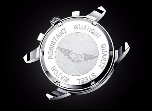 GUANQIN Fashionable Branded Business Watch - Men's / Gents - Stainless Steel - 第 10/17 張圖片