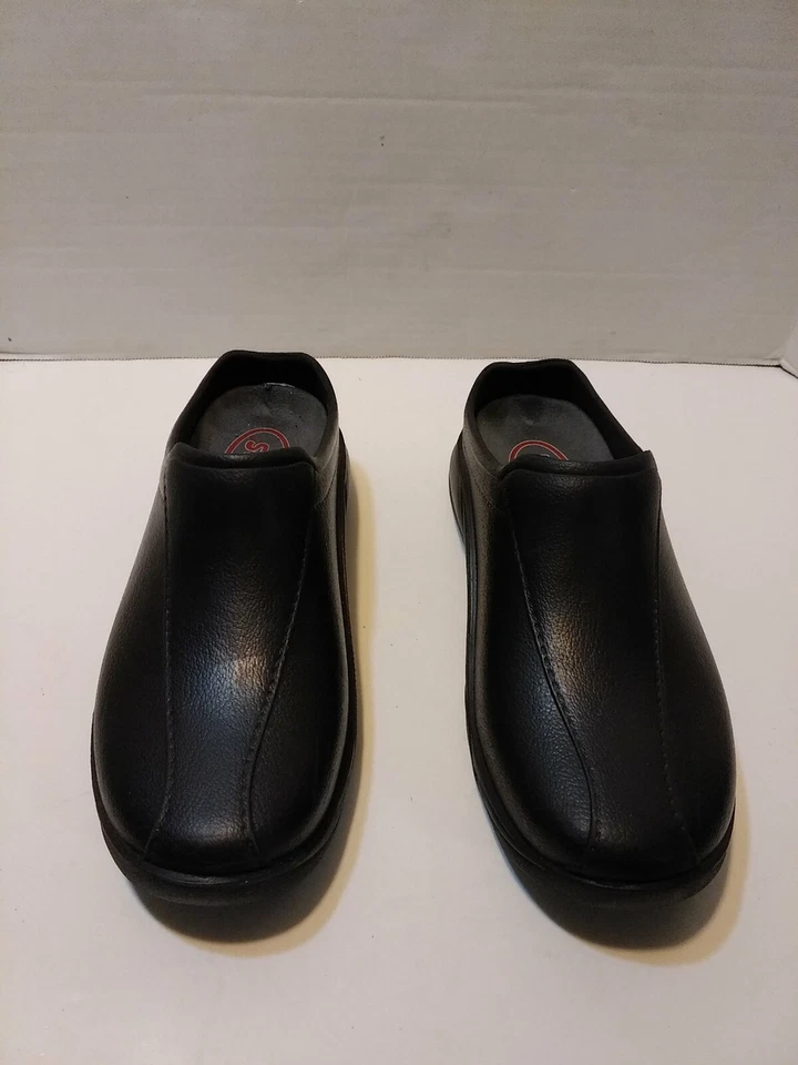 Zapatos para el hogar Klogs Lite TALLA MED 6 informales sin marcas zuecos cómodos sin cordones negros CG Foto 2 de 4