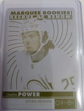 Owen Power 22/23 O Pee Chee  Retro Marquee Rookie Yellow Printing Plate 1/1
