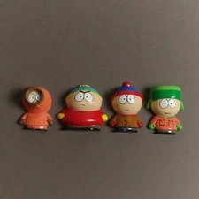 South Park 1998 3-D Magnets - Cartman, Stan, Kyle, and Kenny + bonus Ike