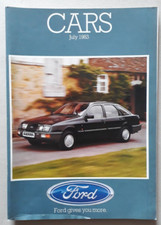 Ford Range Brochure 1983 - XR2  XR3i  XR4i Capri / Granada Injection