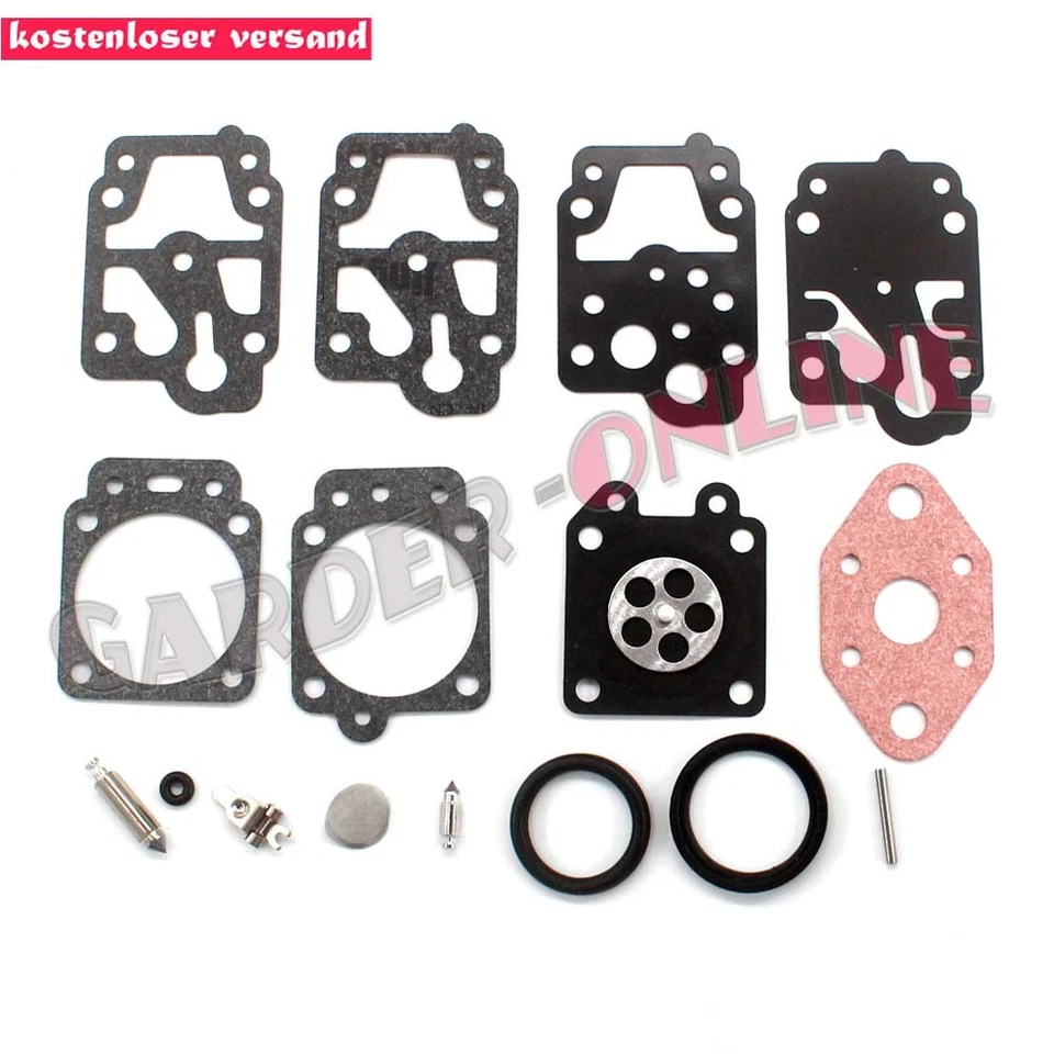 MARKENLOS Vergaser Membran Reparatursatz für Motorsense Fuxtec Tarus Timbertech BC52 BC520
