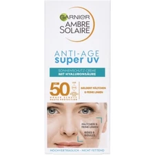Garnier Ambre Solaire Anti-Age Super UV Sunblock SPF 50 -50ml- FREE SHIPPING