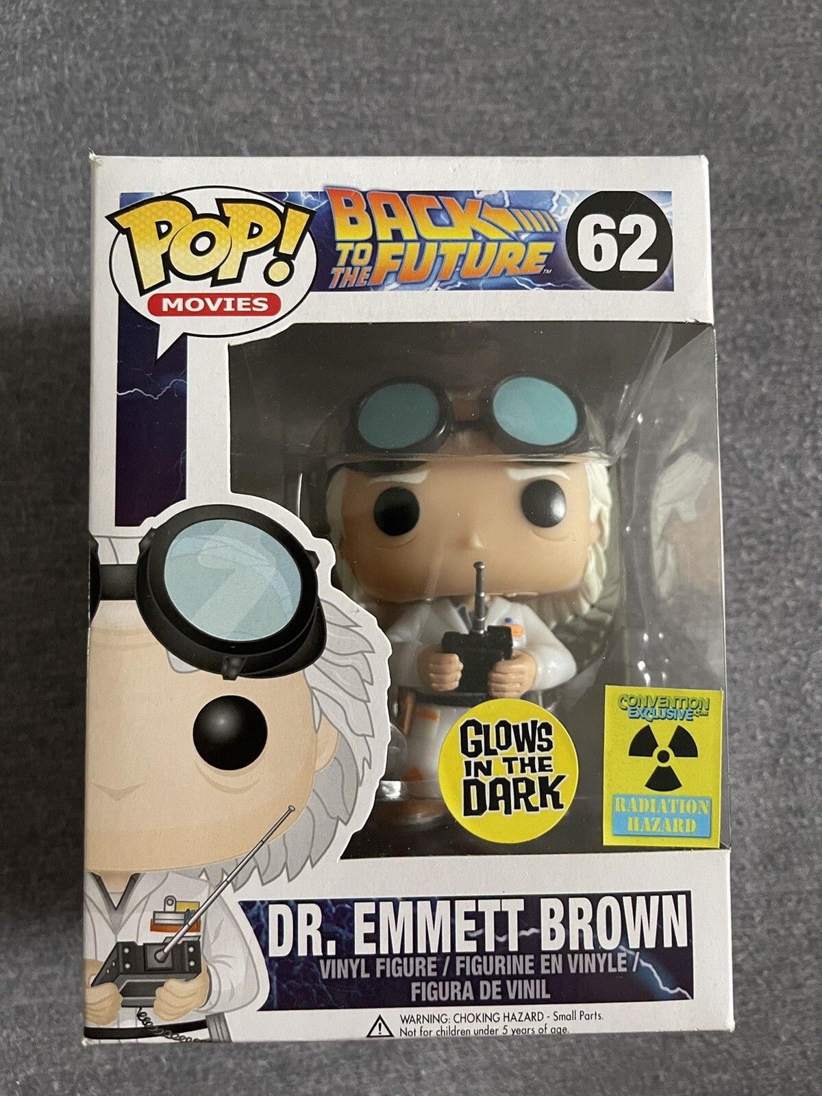 Funko Pop Dr Emmett Marrón Ultra Raro 62 GITD GRAIL