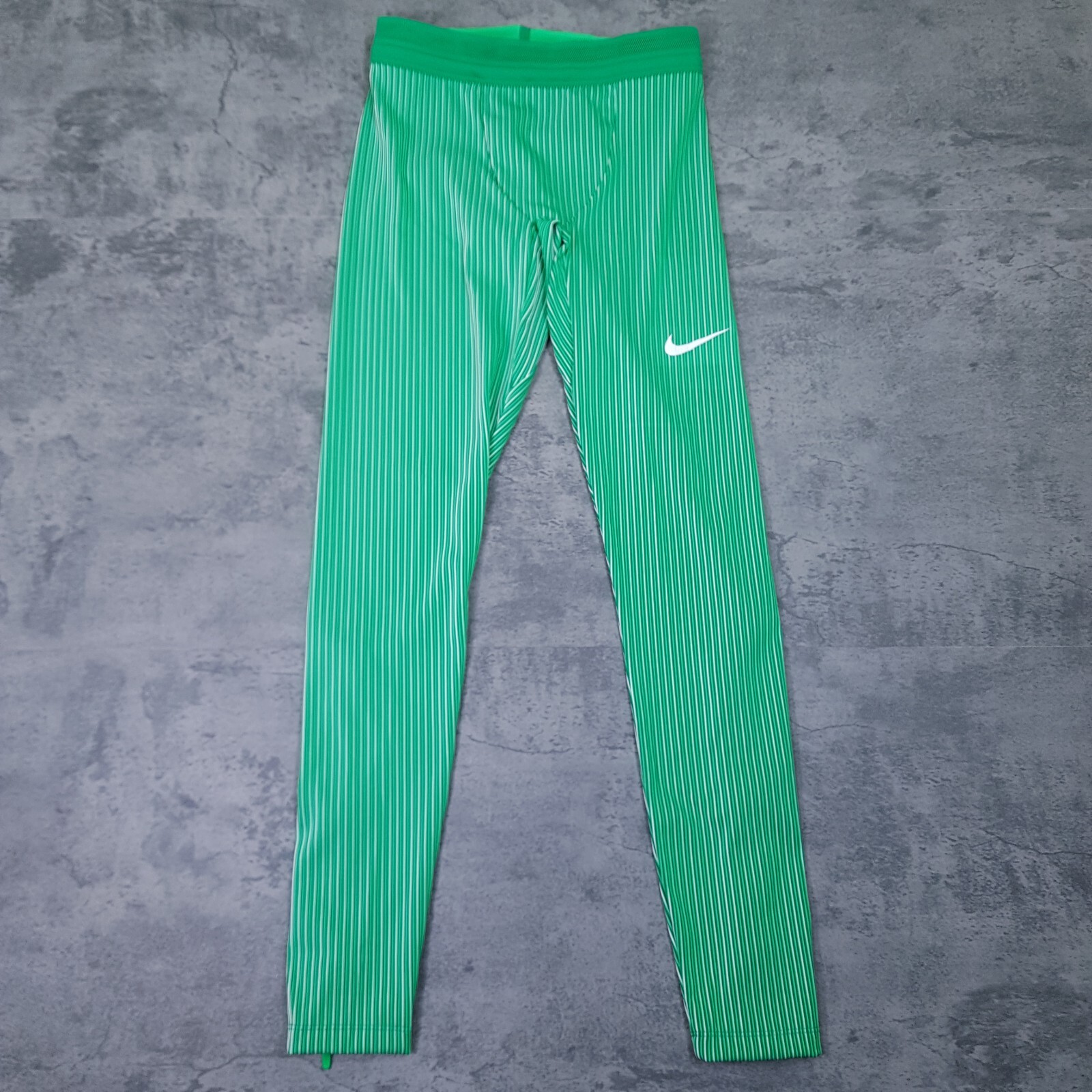 Nike Pro Elite Racing Tights Pants Mens SMALL Green USA RARE AO8491-000