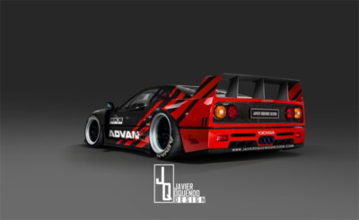 FuelMe フェラーリ F40 モンテ シェル Livery LBWK Fuelme 1:64 LBWK F40 Resin Model Car | eBay