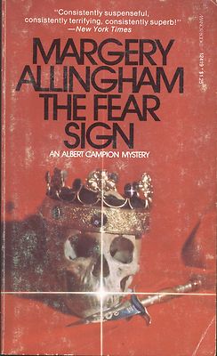 THE FEAR SIGN by MARGERY ALLINGHAM MANOR PB 1933 1976 ALBERT CAMPION