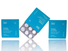 (3-Pack) Neuro Mints Gum - Boost Energy & Focus (27 Pieces Total) Brand New