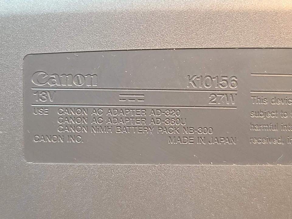 Canon BJC 80 Standard Inkjet Printer Mobile - Image 4 of 4