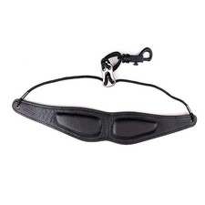 Black Leather Neck Strap For Saxophone with Mountaineering Rope in Comfort US