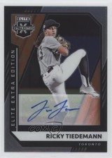 2021 Panini Elite Extra Edition Optic Signatures 90/99 Ricky Tiedemann Auto 0bb3