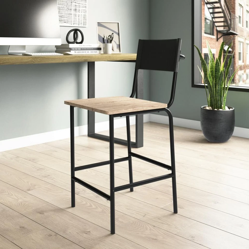 Boulevard Cafe Counter Stool Black 3A - Image 3 of 4