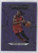 2022-23 Panini Obsidian Electric Etch Purple Flood 6/49 Jerami Grant #88 12po