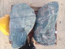   2 Large Granite Garden Rocks ,Rockery Stone Boulders ...272kg and 238kg