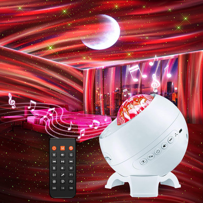 Portable Bluetooth Speaker with Hi-Fi Stereo Sound, Minimalist White Wireless Sp