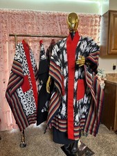Long Ankara Kimono One Size Fits All 100 Cotton