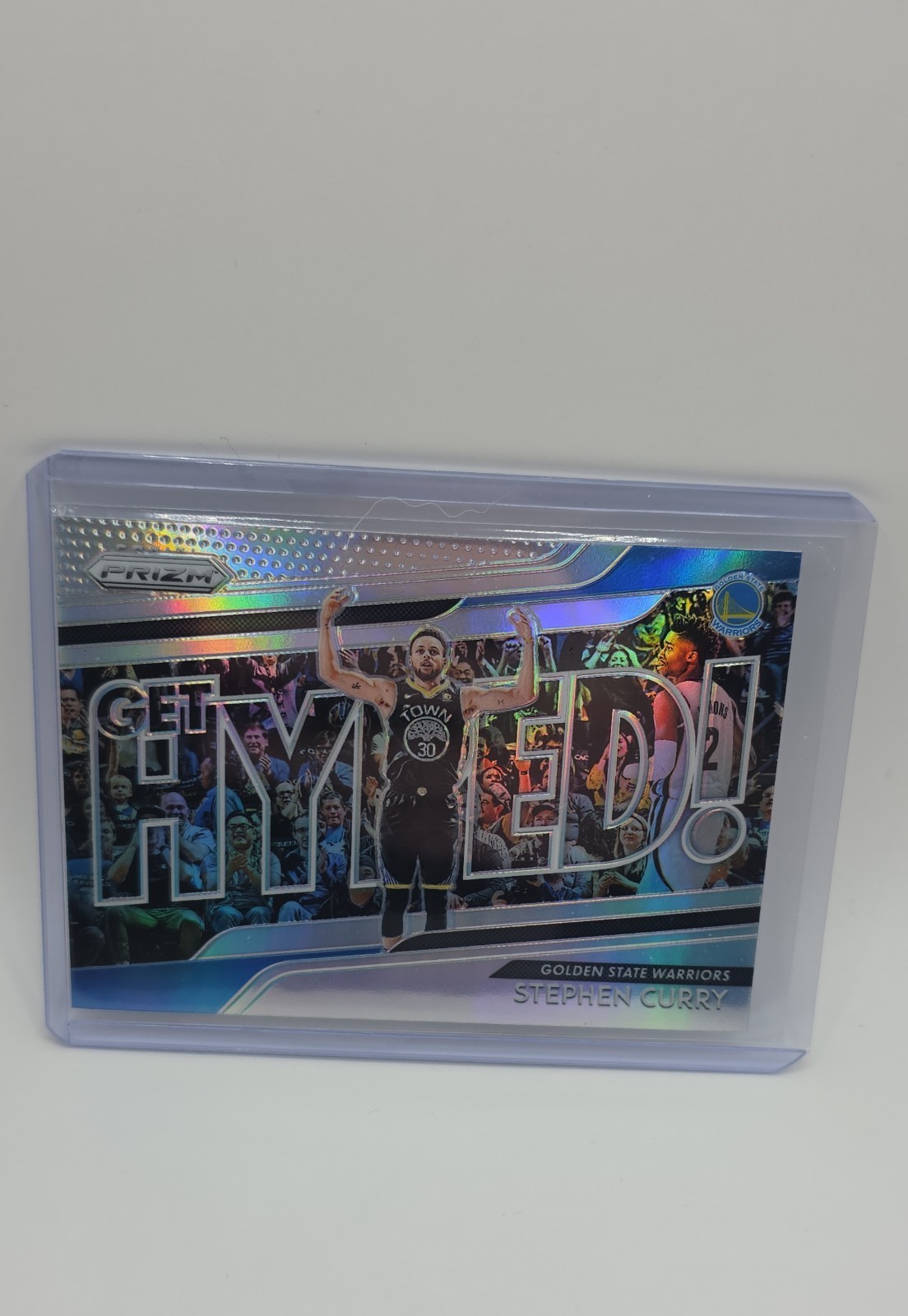 2018-19 Panini Prizm - Get Hyped! Stephen Curry #2 Silver Prizm