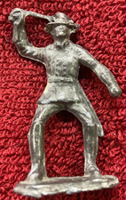 Antique Cast Iron Toy Soldier Military Toy B9