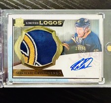 2013-2014 THE CUP HOCKEY LIMITED LOGOS MIKHAIL GRIGORENKO 24/50 # LL-GR