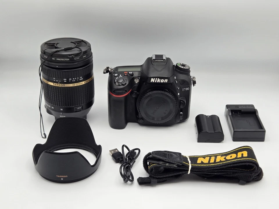 [N.MINT/7K shots] Nikon D7100 DSLR Camea + TAMRON 18-270mm Lens Kit From Japan - Image 2 of 4