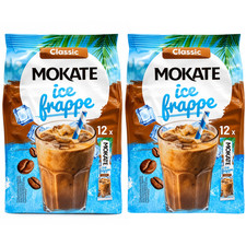 2 x MOKATE Classic Ice Frappe Coffee Sachets Bag (24 Luxury Coffee Sachets)