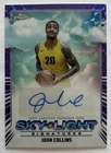 2024-25 Topps Chrome Basketball John Collins Sky Light AUTO JAZZ/CLIPPERS #SLSJC