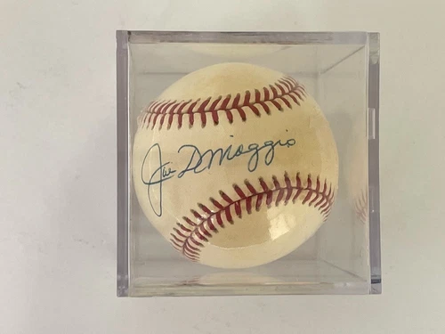 Joe DiMaggio NY Yankees Signed Baseball Official MLB New York  No COA