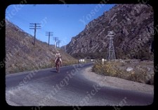 SL21  Slide 1943 World War 2 Soldier on Horse Weber Canyon  361a