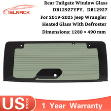 Rear Tailgate Window Glass For 2019-2025 Jeep Wrangler Heated With Defroster Rear Tailgate Window Glass For 2019-2025 Jeep Wrangler Heated With Defroster