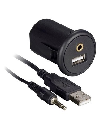 Metra Install Bay IBR91 Snap-In Cable Extension w/ 3.5mm AUX & USB 1.5 Meters