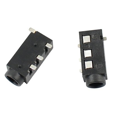 5Pcs 3.5mm Audio Connector Female 4 Pin SMT Stereo Headphone Jack PJ302D PJ320D 