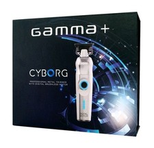 Gamma+ Cyborg Cordless Trimmer with Digital B...