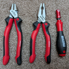 Wiha Diagonal Cutter Combination Pliers OptiGrip Bundle 43333 30826 Clicfix 387