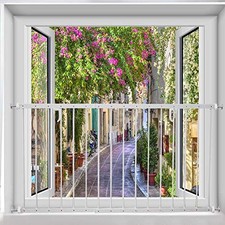 Window Security Bars French Balcony Railing Indoor Window Grille